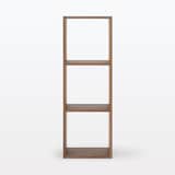 【新古品】スタッキングシェルフ・３段・ウォールナット材