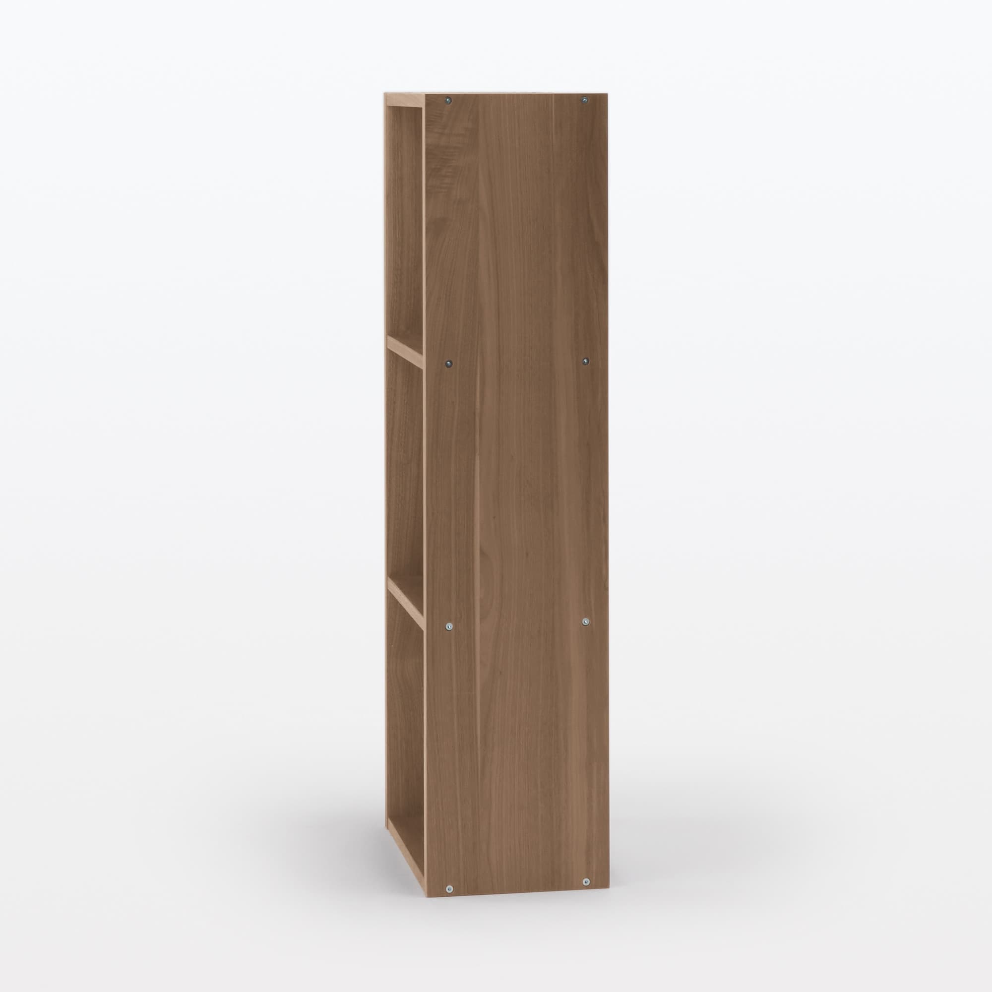 【新古品】スタッキングシェルフ・３段・ウォールナット材