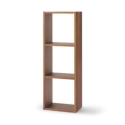 【新古品】スタッキングシェルフ・３段・ウォールナット材