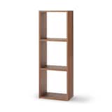 【新古品】スタッキングシェルフ・３段・ウォールナット材