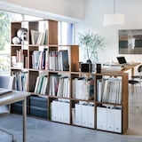 【新古品】スタッキングシェルフ・追加２段・ウォールナット材