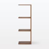 【新古品】スタッキングシェルフ・追加３段・ウォールナット材