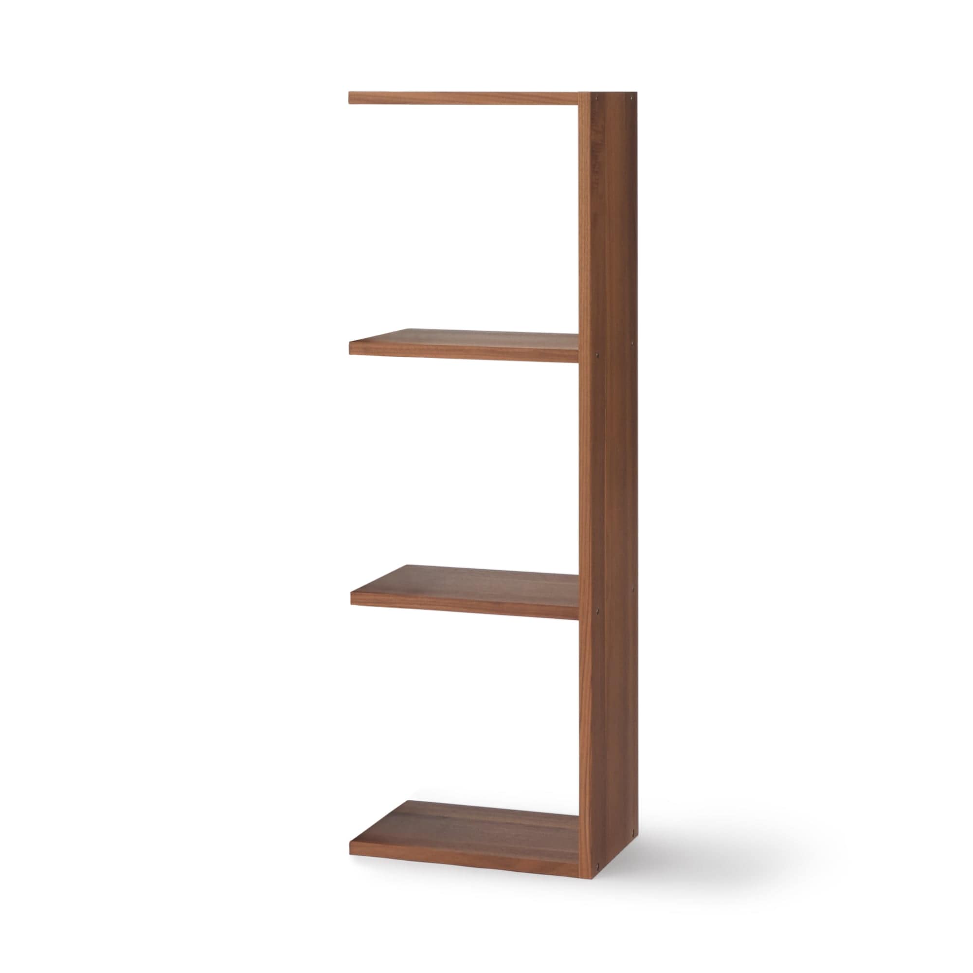 【新古品】スタッキングシェルフ・追加３段・ウォールナット材