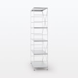 【新古品】ステンレスユニットシェルフ　ステンレス棚セット　ワイド　大