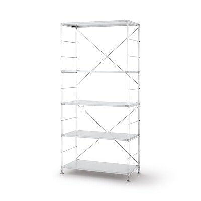 【新古品】ステンレスユニットシェルフ　ステンレス棚セット　ワイド　大