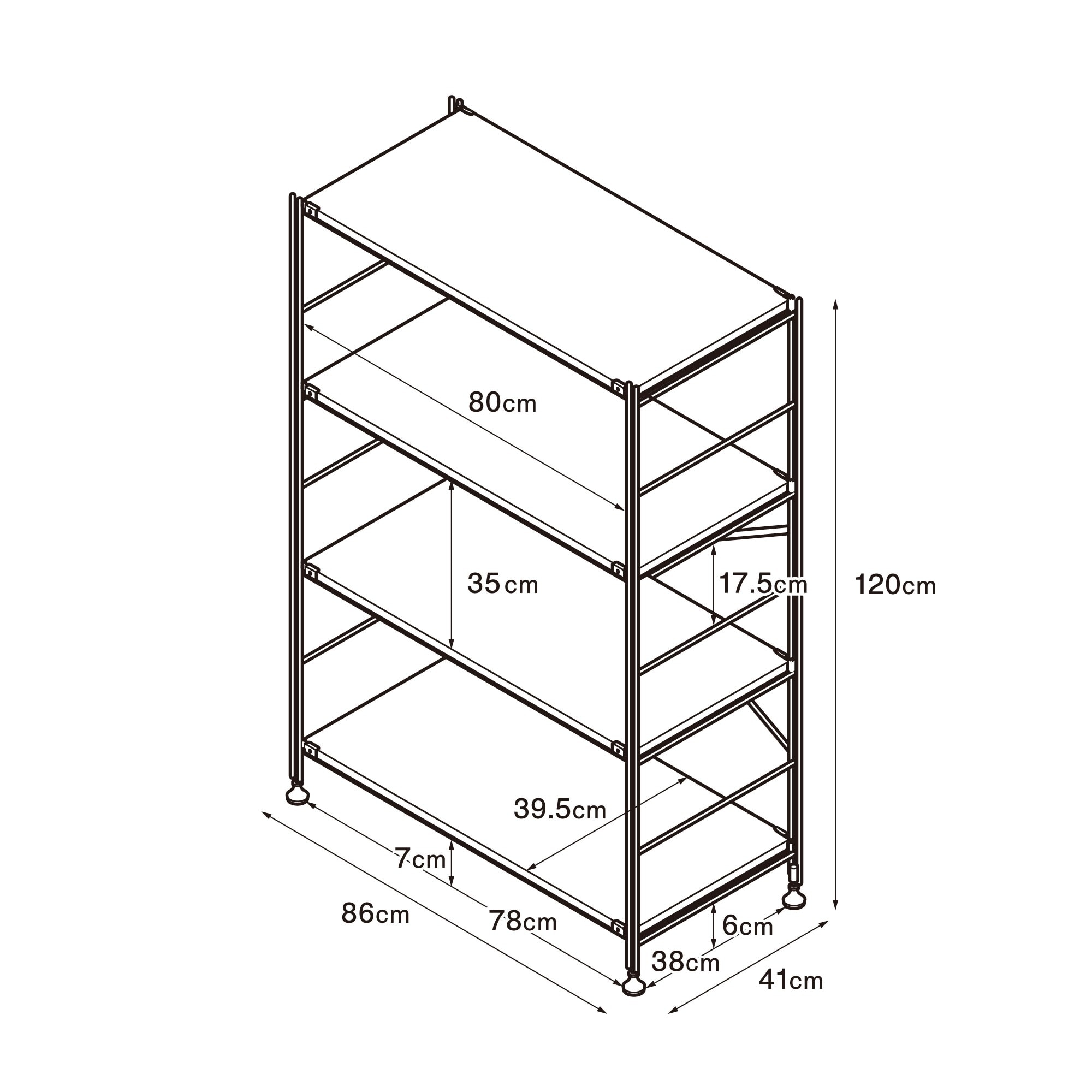 【新古品】ステンレスユニットシェルフ　ステンレス棚セット　ワイド　中