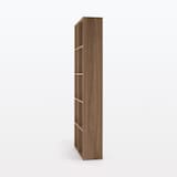 【新古品】スタッキングシェルフセット・５段×２列・ウォールナット材