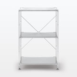 【新古品】ステンレスユニットシェルフ　ステンレス棚セット　小