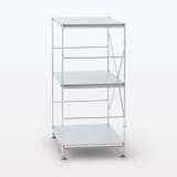 【新古品】ステンレスユニットシェルフ　ステンレス棚セット　小