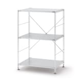 【新古品】ステンレスユニットシェルフ　ステンレス棚セット　小