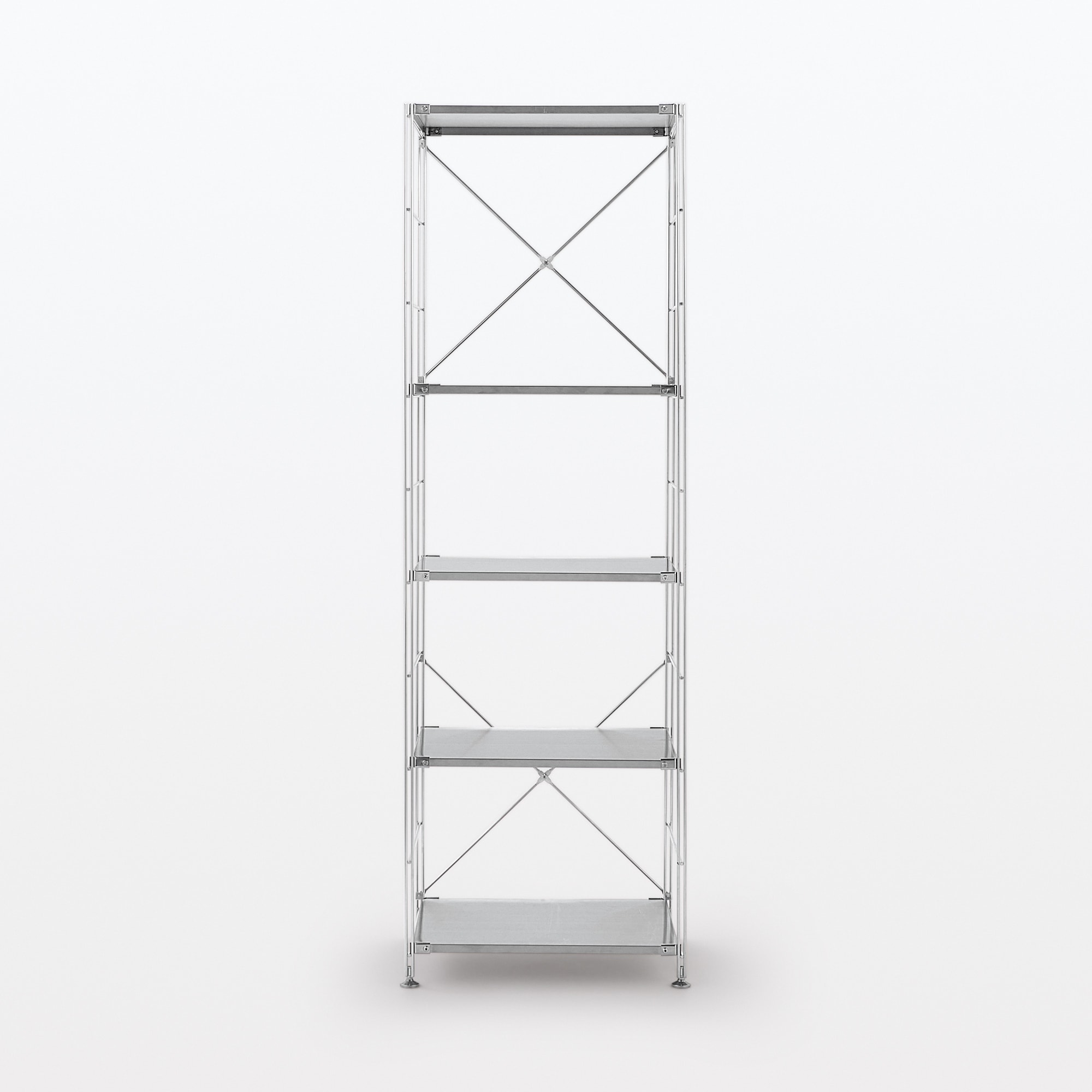 【新古品】ステンレスユニットシェルフ　ステンレス棚セット　大