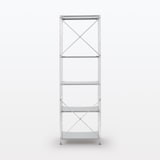 【新古品】ステンレスユニットシェルフ　ステンレス棚セット　大