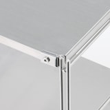 【新古品】ステンレスユニットシェルフ　ステンレス棚セット　大