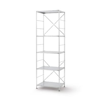 【新古品】ステンレスユニットシェルフ　ステンレス棚セット　大