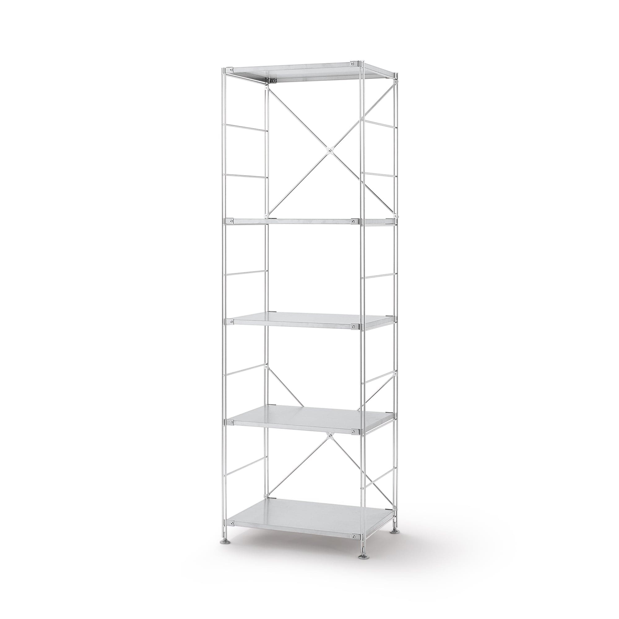 【新古品】ステンレスユニットシェルフ　ステンレス棚セット　大