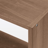 【新古品】スタッキングシェルフセット・３段×２列・ウォールナット材