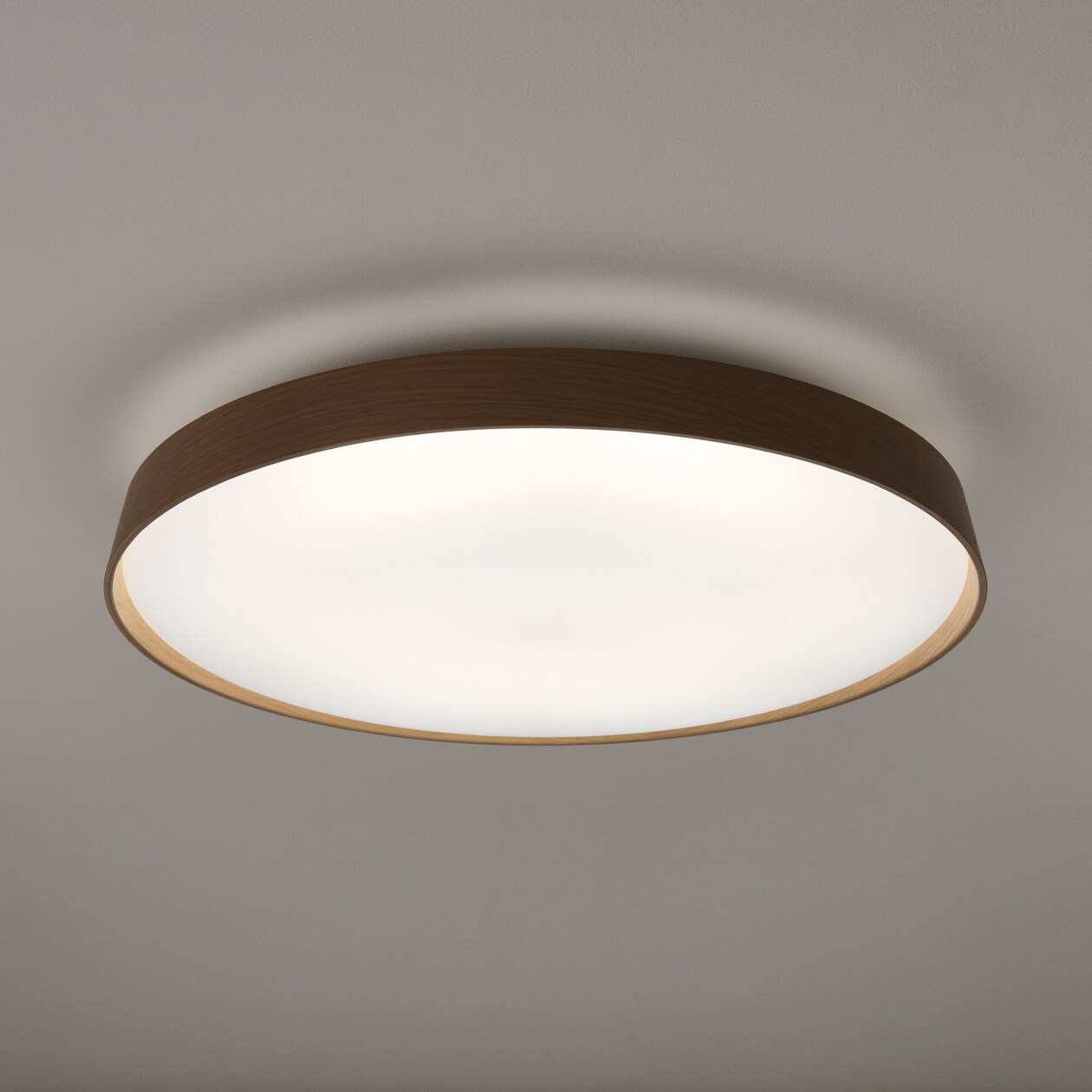【新古品】ＬＥＤ木製シーリングライト　調光調色機能付　６畳