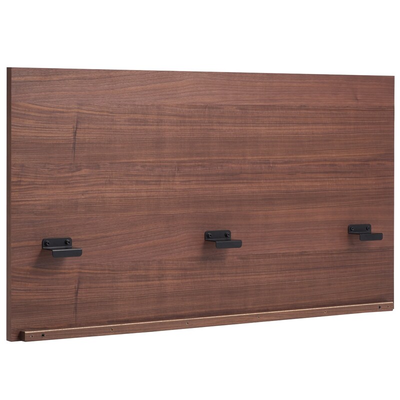 新古品】収納ベッド用ヘッドボード・キング・ウォールナット材 | 無印良品 