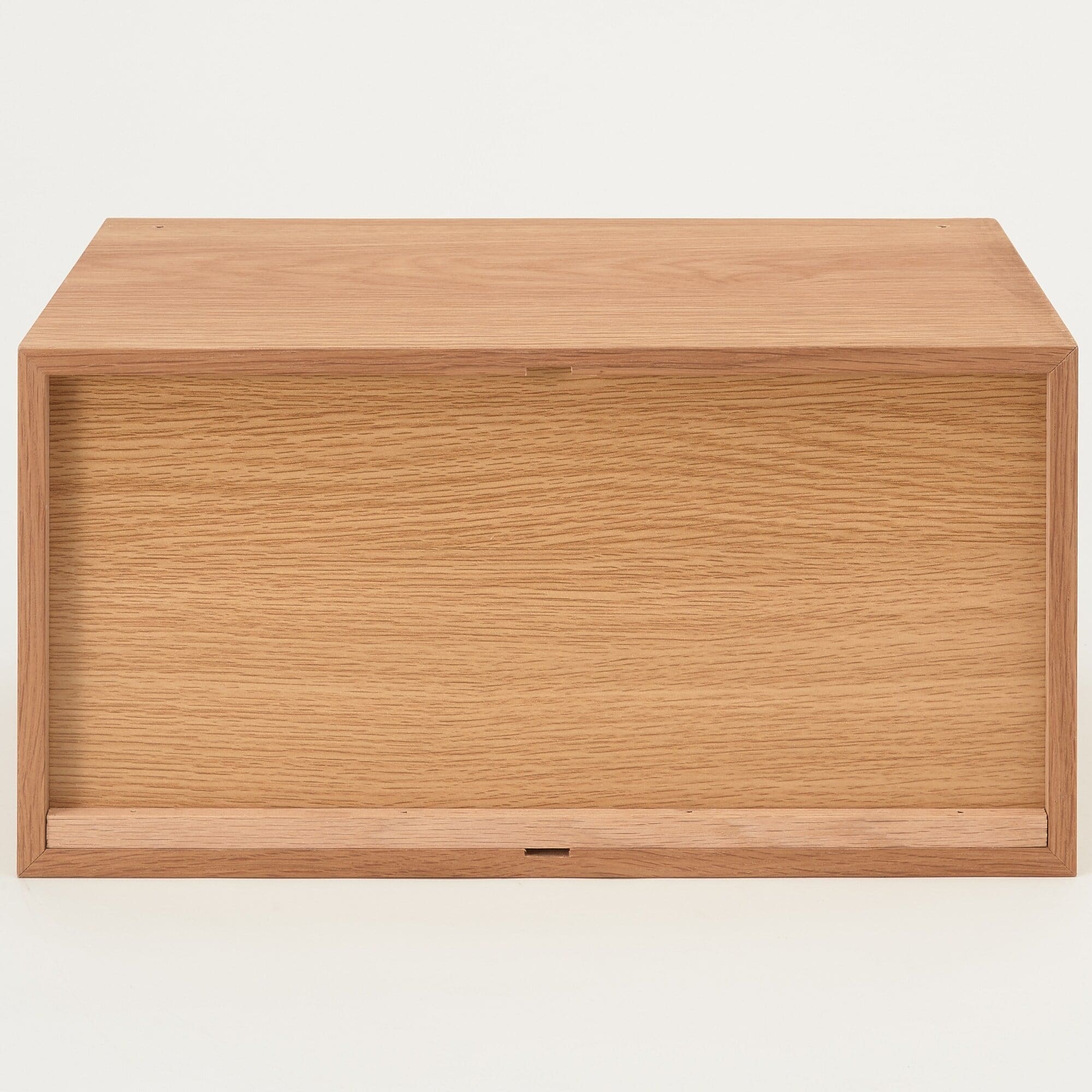 【新古品】スタッキングチェスト・ハーフ・引出し・２個／オーク材突板