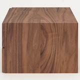 【新古品】スタッキングチェスト・ハーフ・引出し・２段／ウォールナット材突板