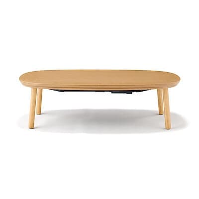 【新古品】こたつにもなるローテーブル　大　ナチュラル