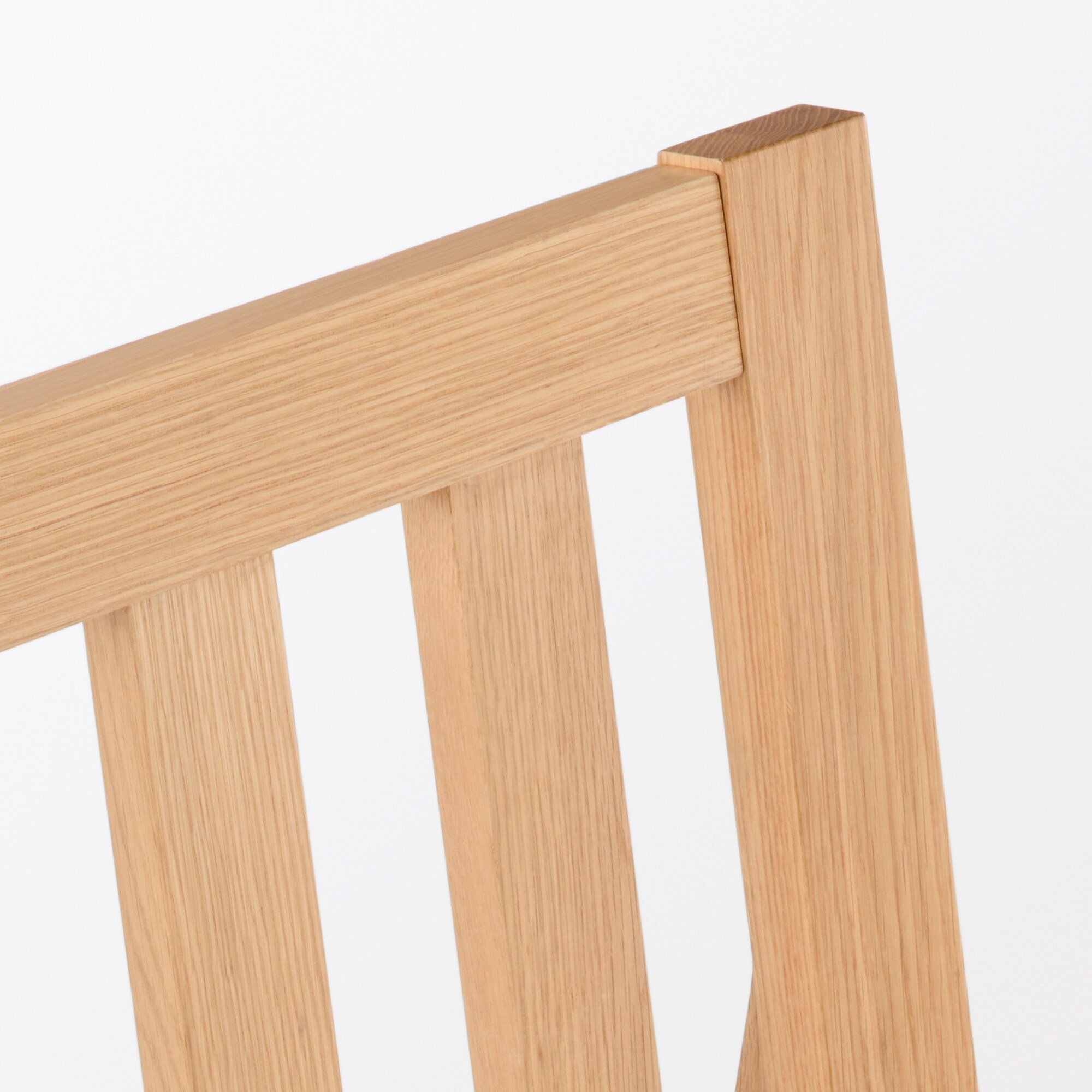 新古品】もたれかかれる木製ベッド オーク材突板 セミダブル | 無印良品