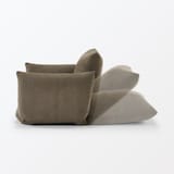 【新古品】リクライニング　フロアソファ　１シーター　ブラウン