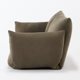 【新古品】リクライニング　フロアソファ　２シーター　ブラウン