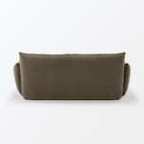 【新古品】リクライニング　フロアソファ　２シーター　ブラウン