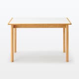 【新古品】木製テーブル　１２０×７０ｃｍ　メラミン天板