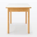 【新古品】木製テーブル　１２０×７０ｃｍ　メラミン天板