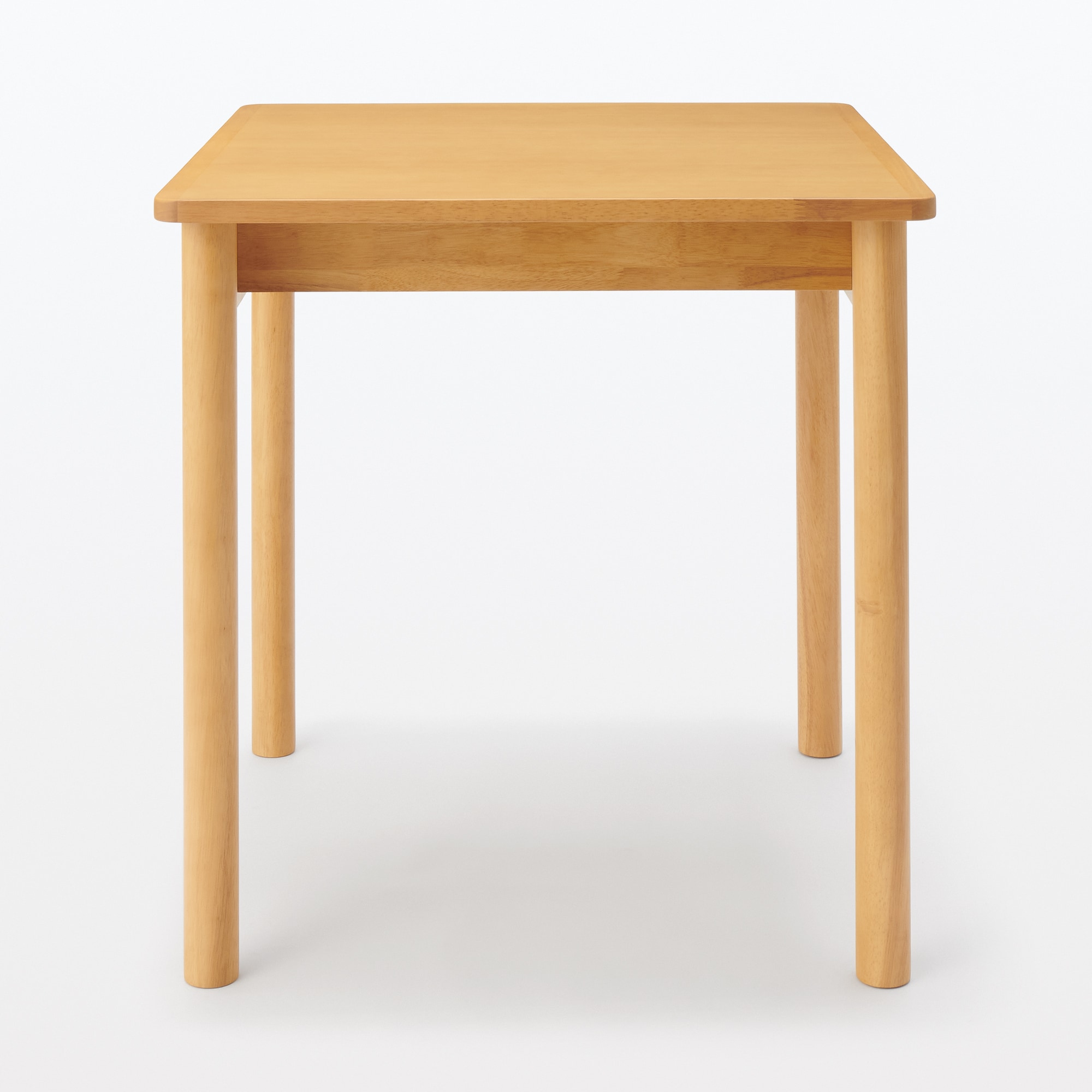 【美品】MUJI無印良品 木製テーブル70×70cm ラバーウッド材ナチュラル 新古品】木製テーブル 70×70cm | 無印良品