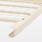 【新古品】脚付マットレス　ポケットコイル　（洗えるカバー　組み立て仕様）シングル