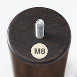 【新古品】木製脚　１２ｃｍ　ブラウン（Ｍ８）