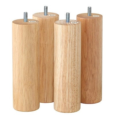 【新古品】木製脚　ナチュラル（Ｍ８）