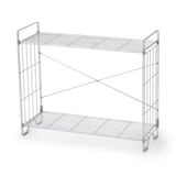 【新古品】中でも外でも使えるワイヤーラック　２段