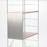 【新古品】ステンレスユニットシェルフ・サイドパネル・大・ステンレス