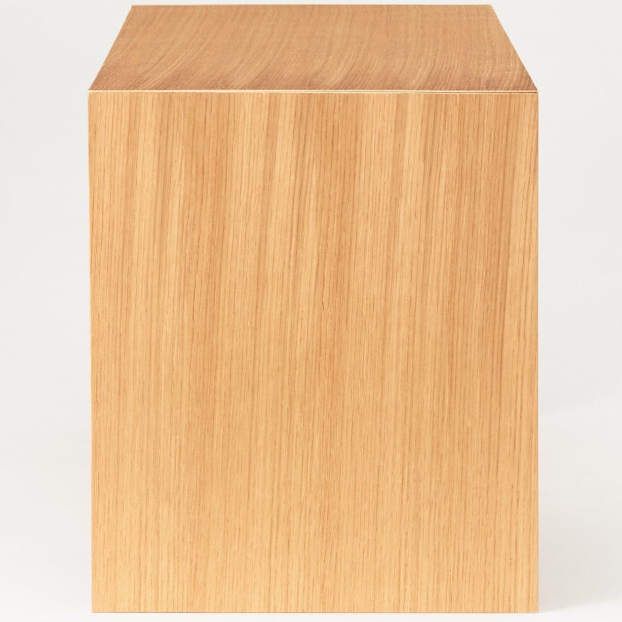【新古品】コの字の家具　積層合板　オーク材　幅７０ｃｍ