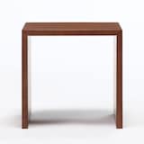 【新古品】コの字の家具　積層合板　ウォールナット材　幅３５ｃｍ