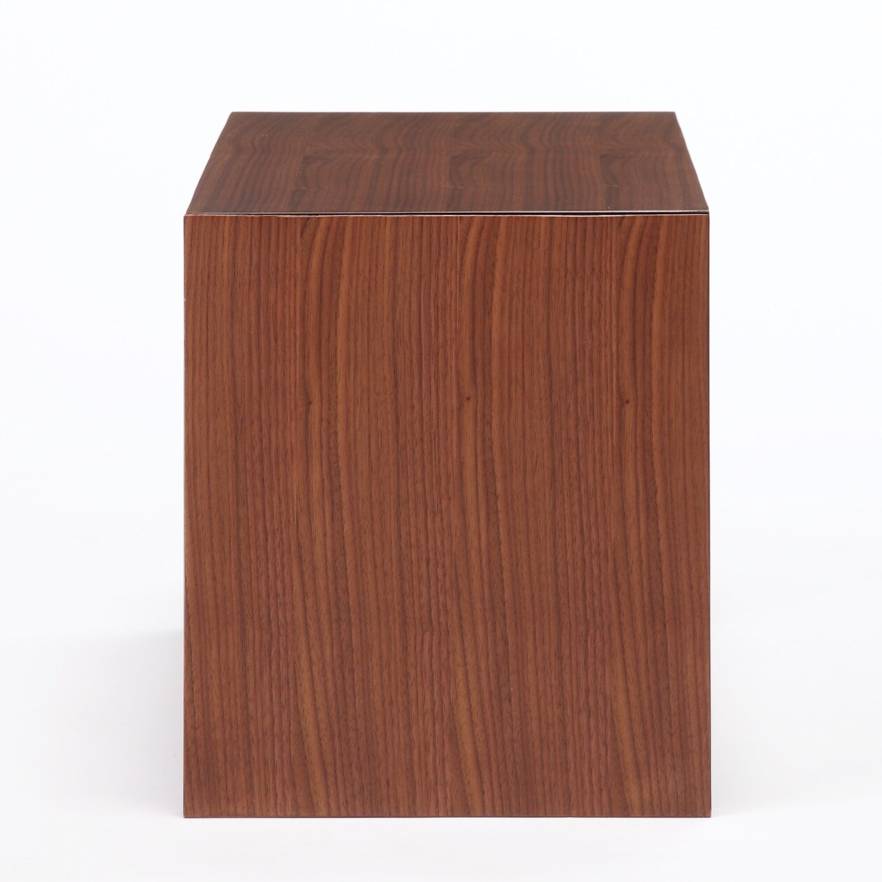【新古品】コの字の家具　積層合板　ウォールナット材　幅７０ｃｍ