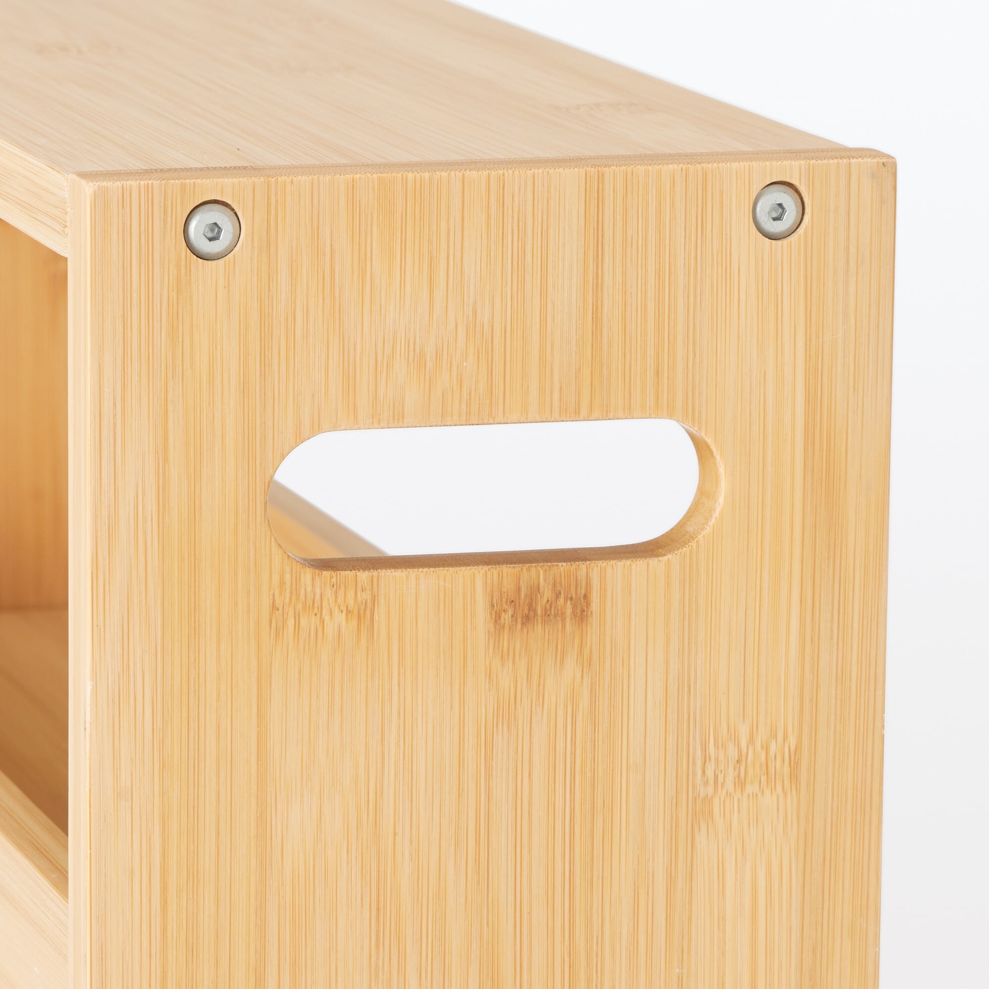 【新古品】竹材　スリムワゴン