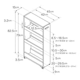 【新古品】竹材　スリムワゴン