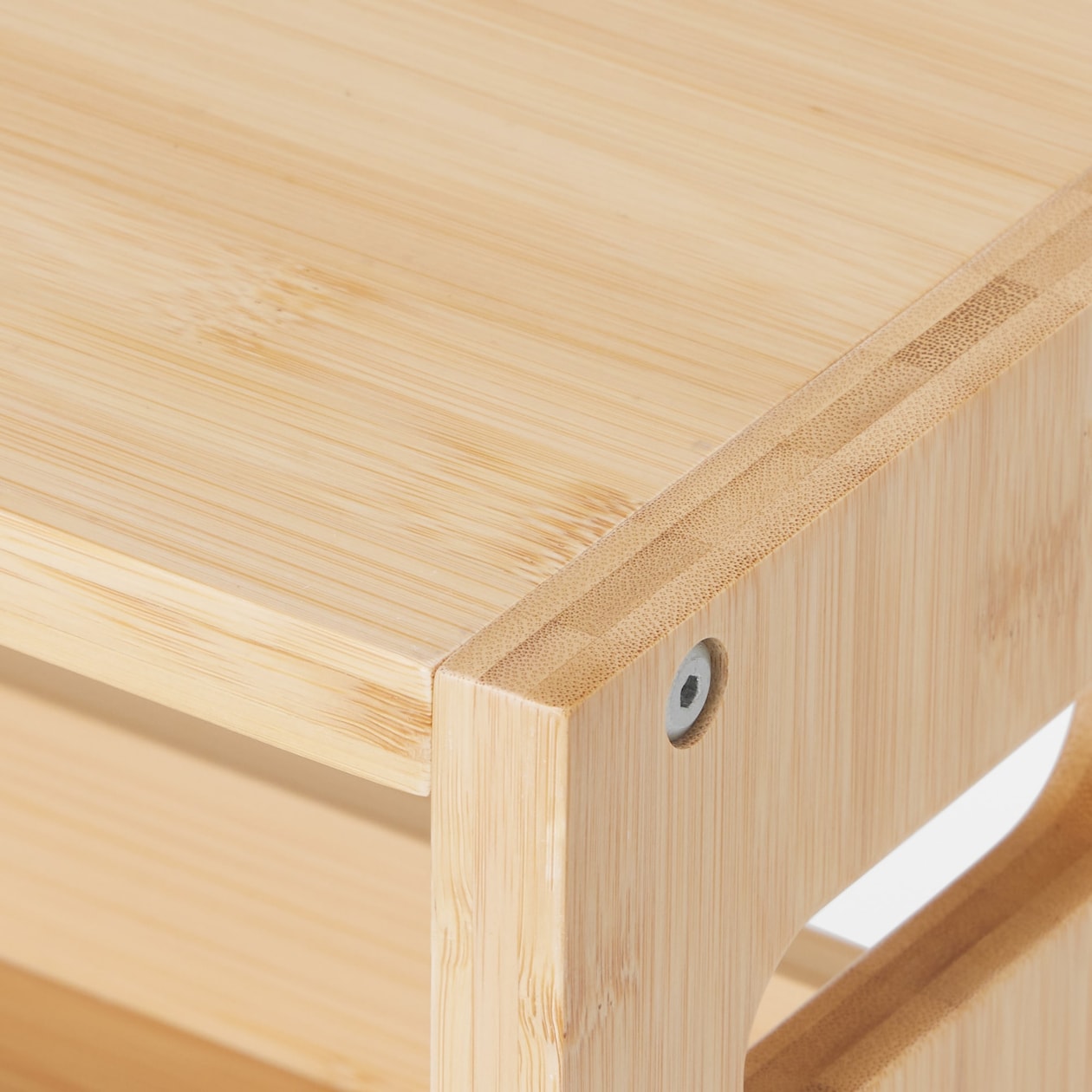 【新古品】竹材　スリムワゴン