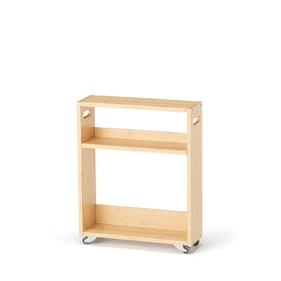 【新古品】竹材　スリムワゴン　小