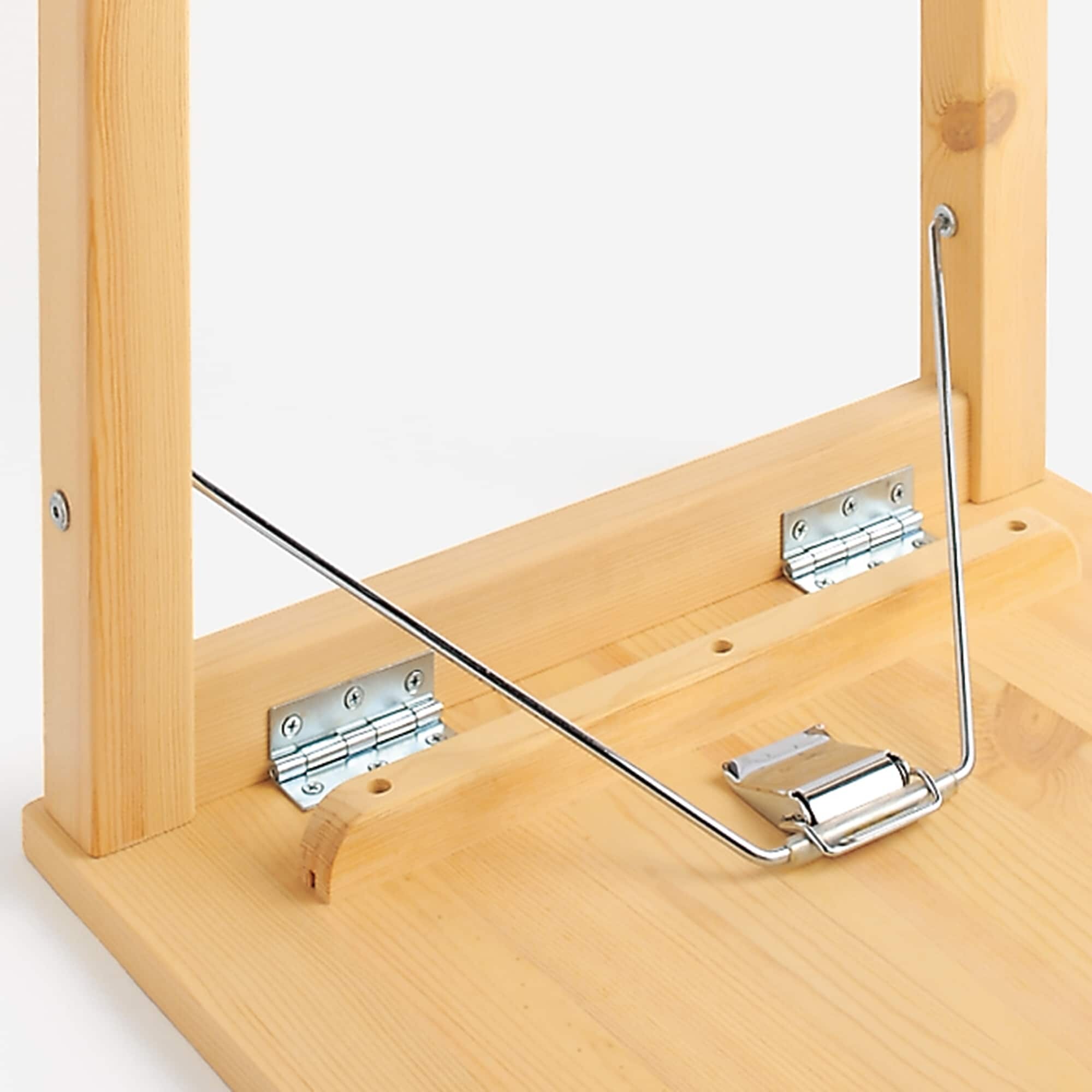 【新古品】パイン材テーブル・折りたたみ式