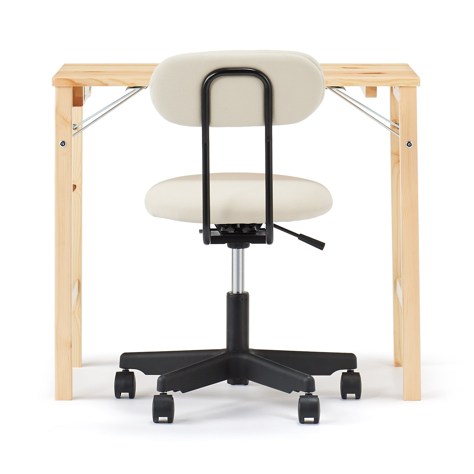 【新古品】パイン材テーブル・折りたたみ式