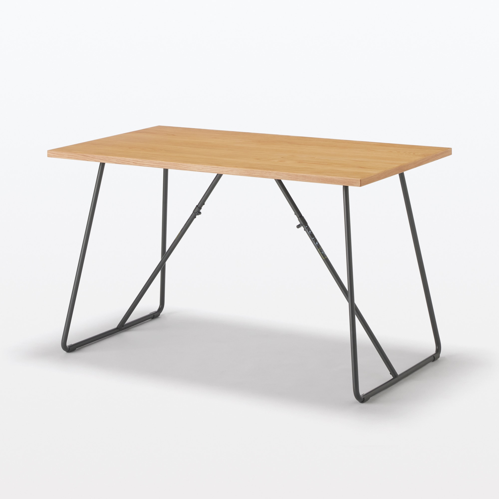 無印良品・美品 折りたたみテーブル 幅120cm 折りたたみテーブル・幅120cm・オーク材 | 無印良品