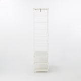 【新古品】スチールユニットシェルフ　ワードローブセット　ライトグレー