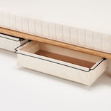 【新古品】【２点セット】ベッドフレーム用帆布バスケット　小