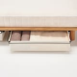 【新古品】【２点セット】ベッドフレーム用帆布バスケット　小